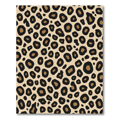 Bold Beige Leopard Spot Rug