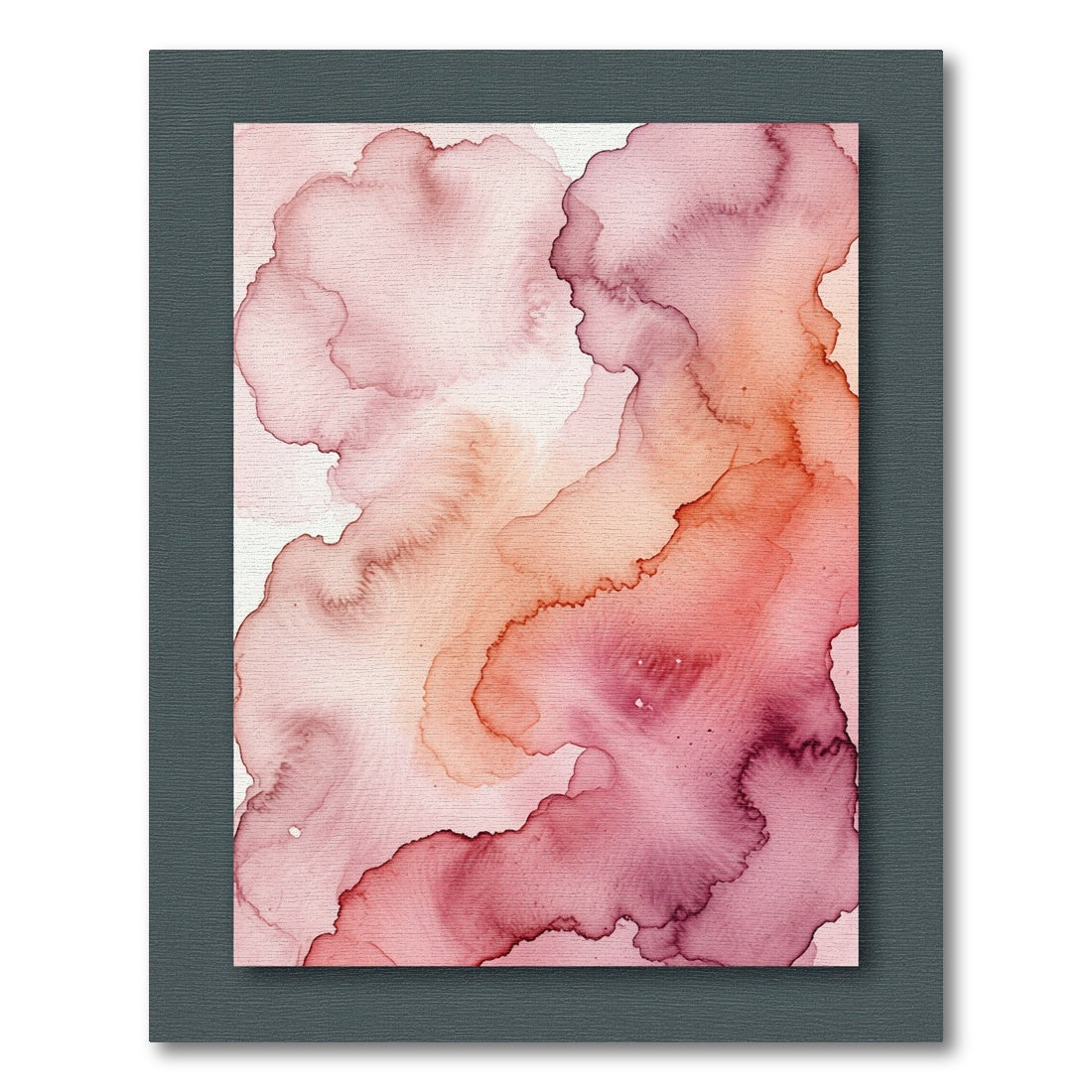Rose Blush Watercolor Wash Cloud Rug