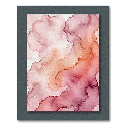 Rose Blush Watercolor Wash Cloud Rug