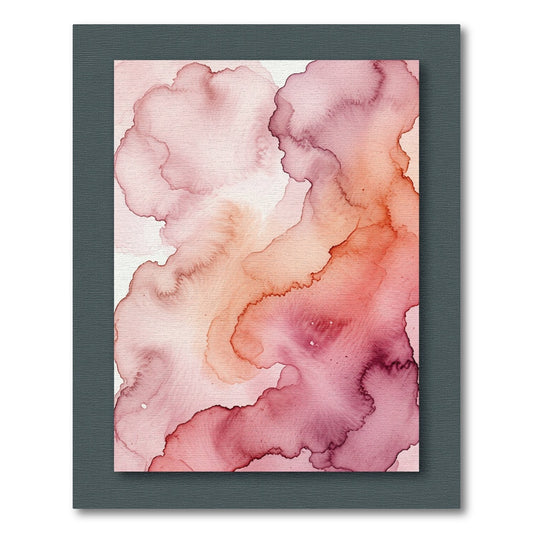Rose Blush Watercolor Wash Cloud Rug