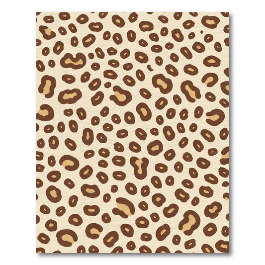 Bold Leopard Print Spots Rug