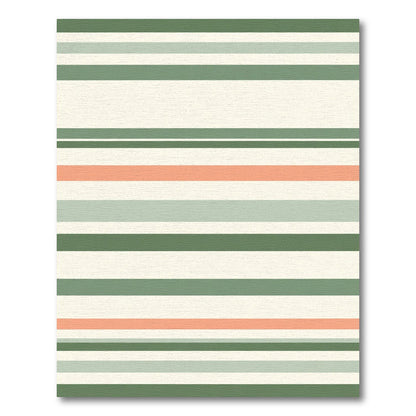Earthy Tones Striped Modern Rug