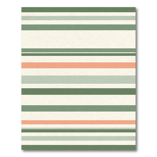 Earthy Tones Striped Modern Rug