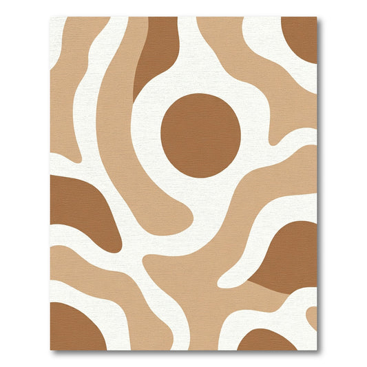 Terra Cotta Organic Flow Rug
