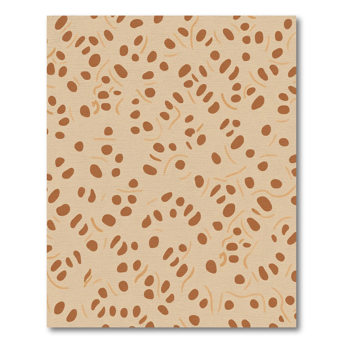 Neutral Speckled Organic Abstract Rug