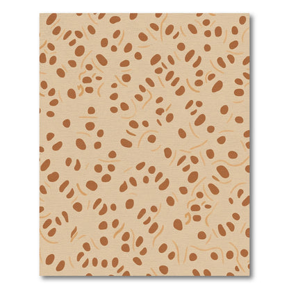 Neutral Speckled Organic Abstract Rug