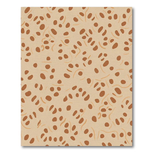 Neutral Speckled Organic Abstract Rug