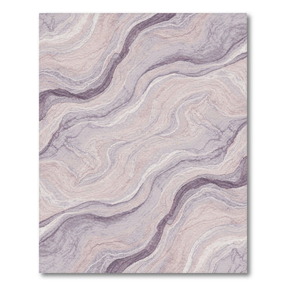Purple Abstract Area Purple Marble Swirl Abstract Area Rug