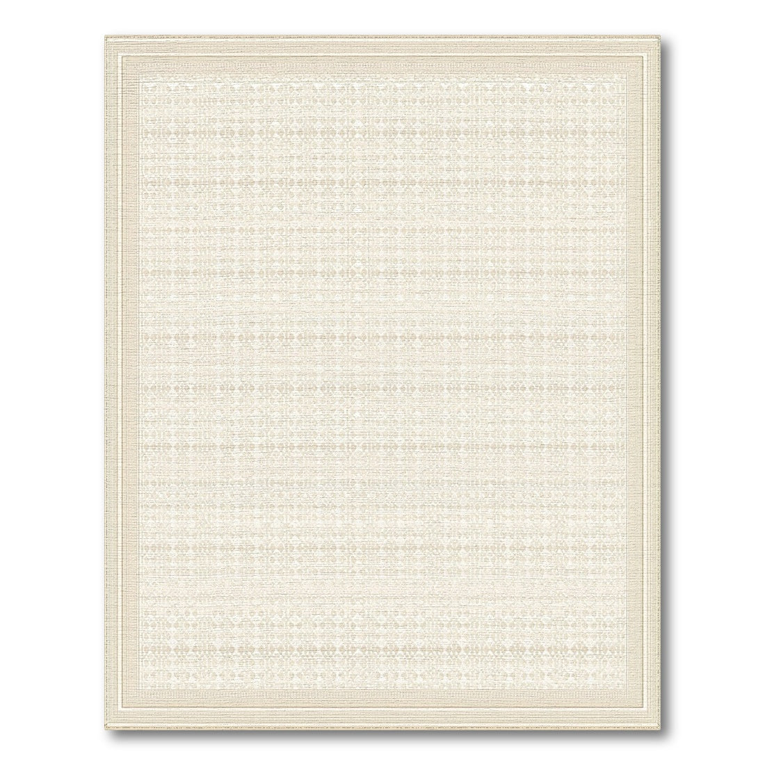 Geometric Modern Beige Geometric Pattern Area Rug