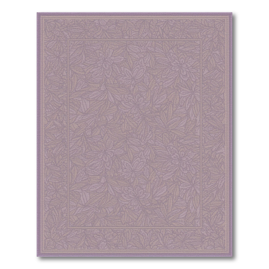 Purple Floral Vintage Area Rug
