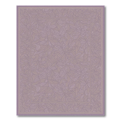Purple Floral Vintage Area Rug