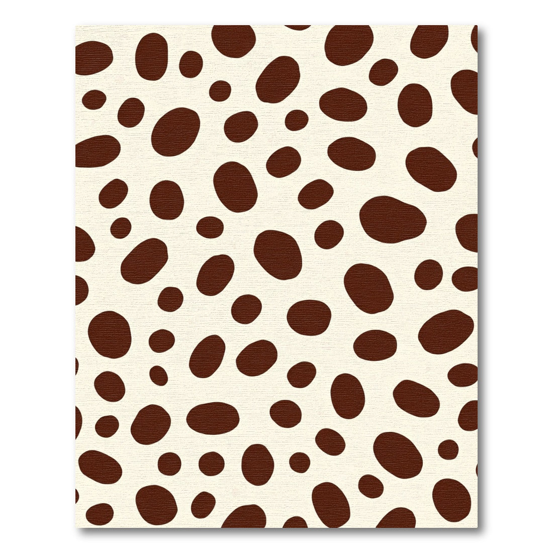 Brown Spotted Ivory Organic Rug