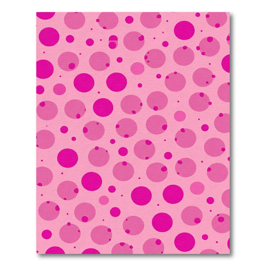 Pink Dotty Circles Rug