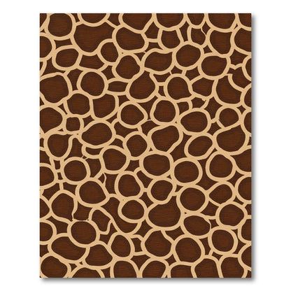 Cocoa Brown Organic Patchwork Rug