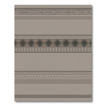Beige Southwestern Geometric Area Rug