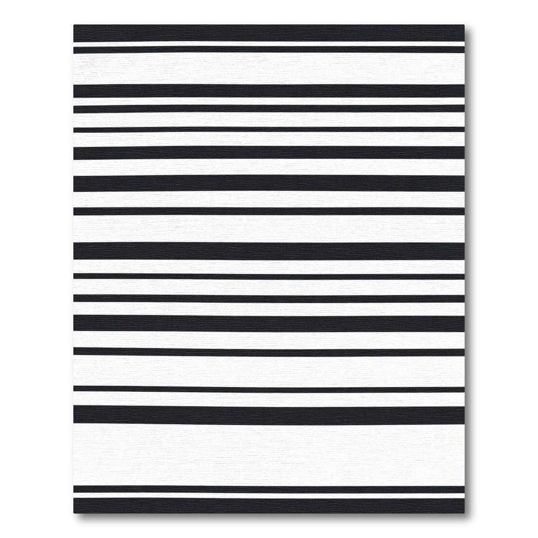 Linear Contrast Horizontal Bands Rug