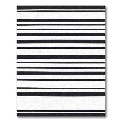 Linear Contrast Horizontal Bands Rug