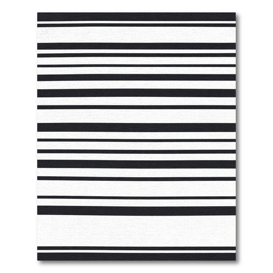 Linear Contrast Horizontal Bands Rug