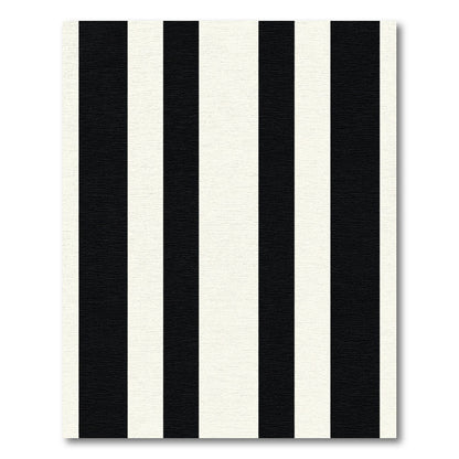 High Contrast Vertical Bands Rug