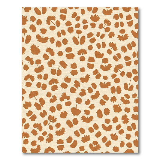 Warm Tan Seed Scatter Rug