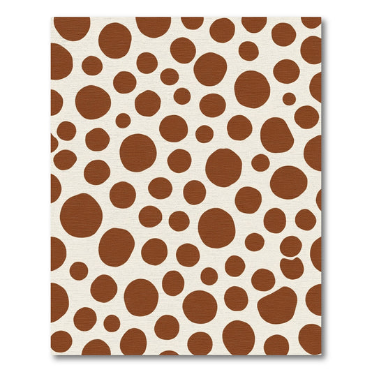 Cocoa Spot Scatter Arrangement Rug