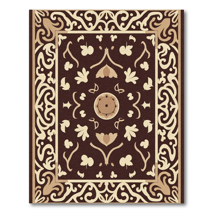 Majestic Beige Floral Savonnerie Rug