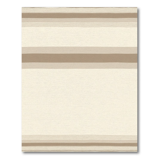 Neutral Stripe Multi-Tone Rug