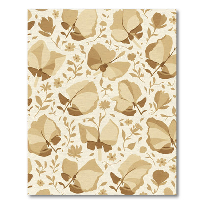 Sepia Tone Vintage Floral Arrangement Rug