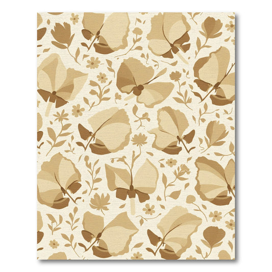 Sepia Tone Vintage Floral Arrangement Rug