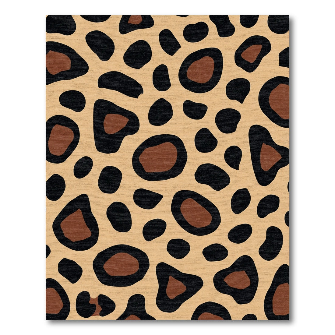 Bold Tan Animal Spots Rug