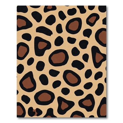 Bold Tan Animal Spots Rug