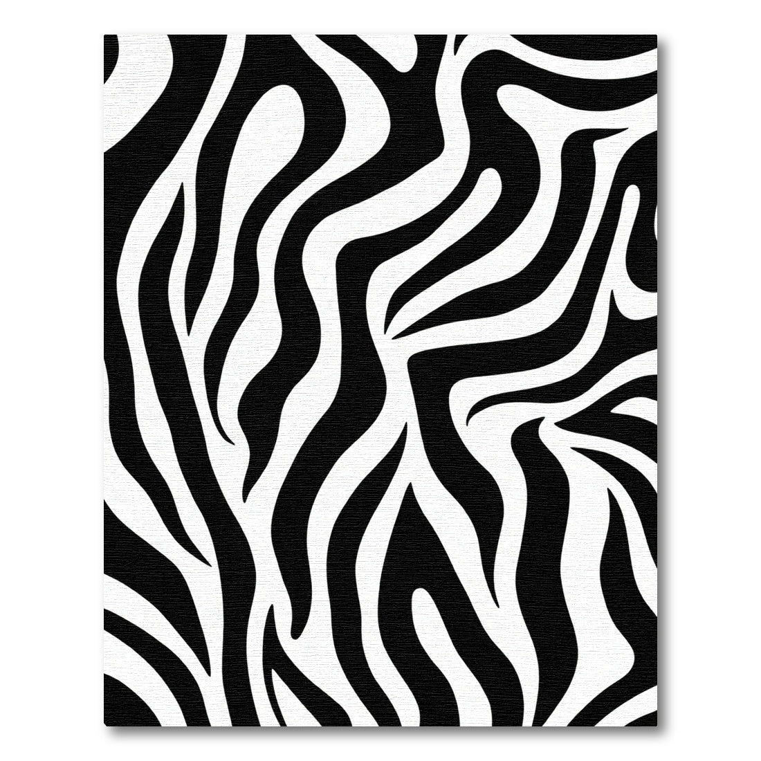 Bold Black White Animal Hide Rug