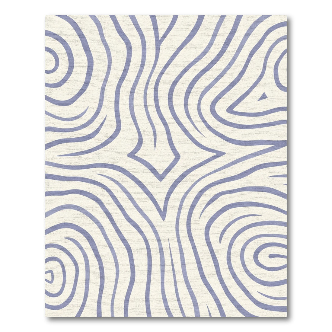Lilac Swirl Organic Contour Rug