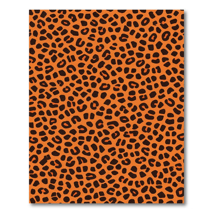 Bold Orange Animal Print Spots Rug