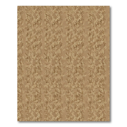 Earthy Tan Abstract Vertical Stripe Rug