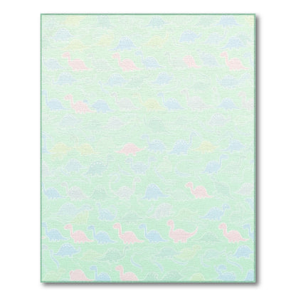 Pastel Dinosaur Kids Area Rug