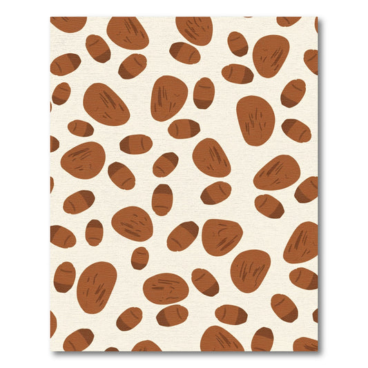 Brown Pebble Spot Organic Rug