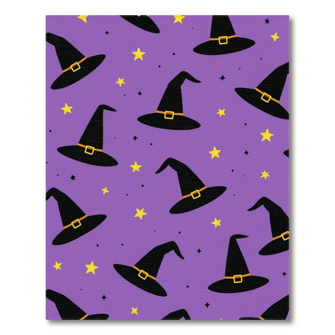 Purple Witch Hats Washable Area Rug