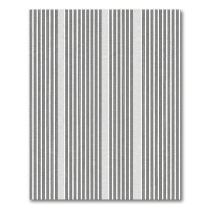 Contemporary Gray Vertical Line Composition Rug