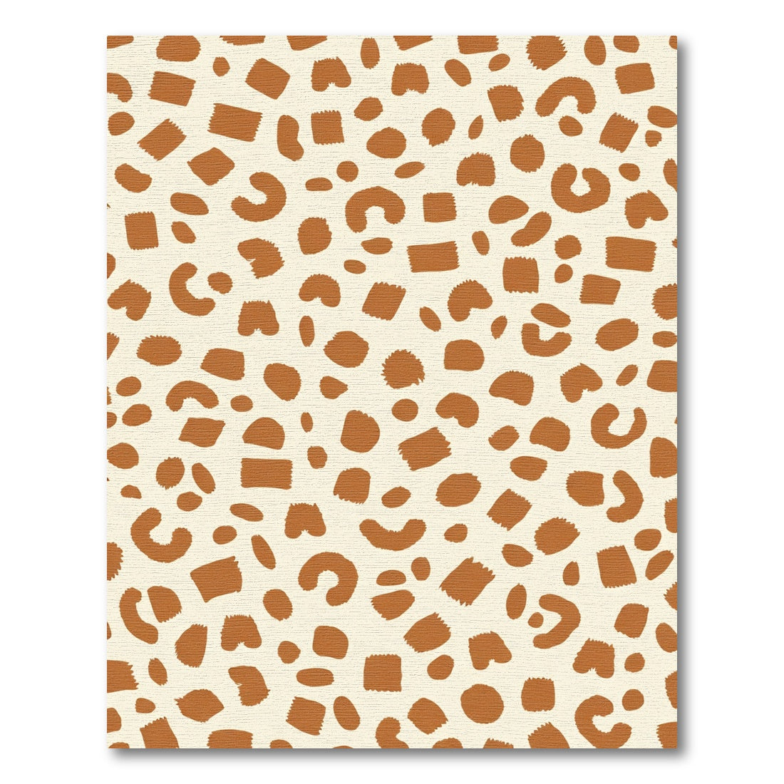 Caramel Spots Abstract Animalistic Texture Rug