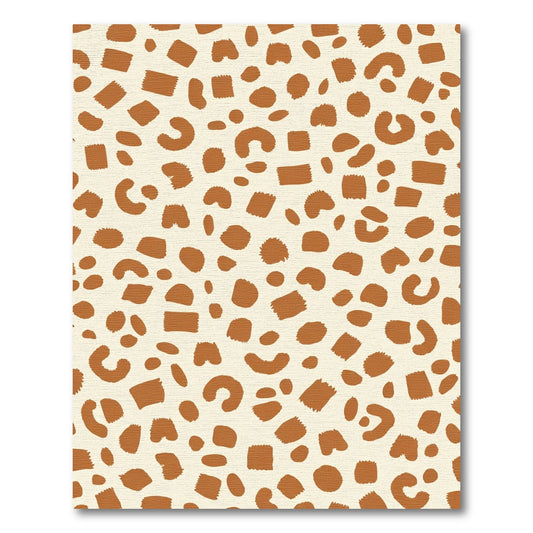 Caramel Spots Abstract Animalistic Texture Rug