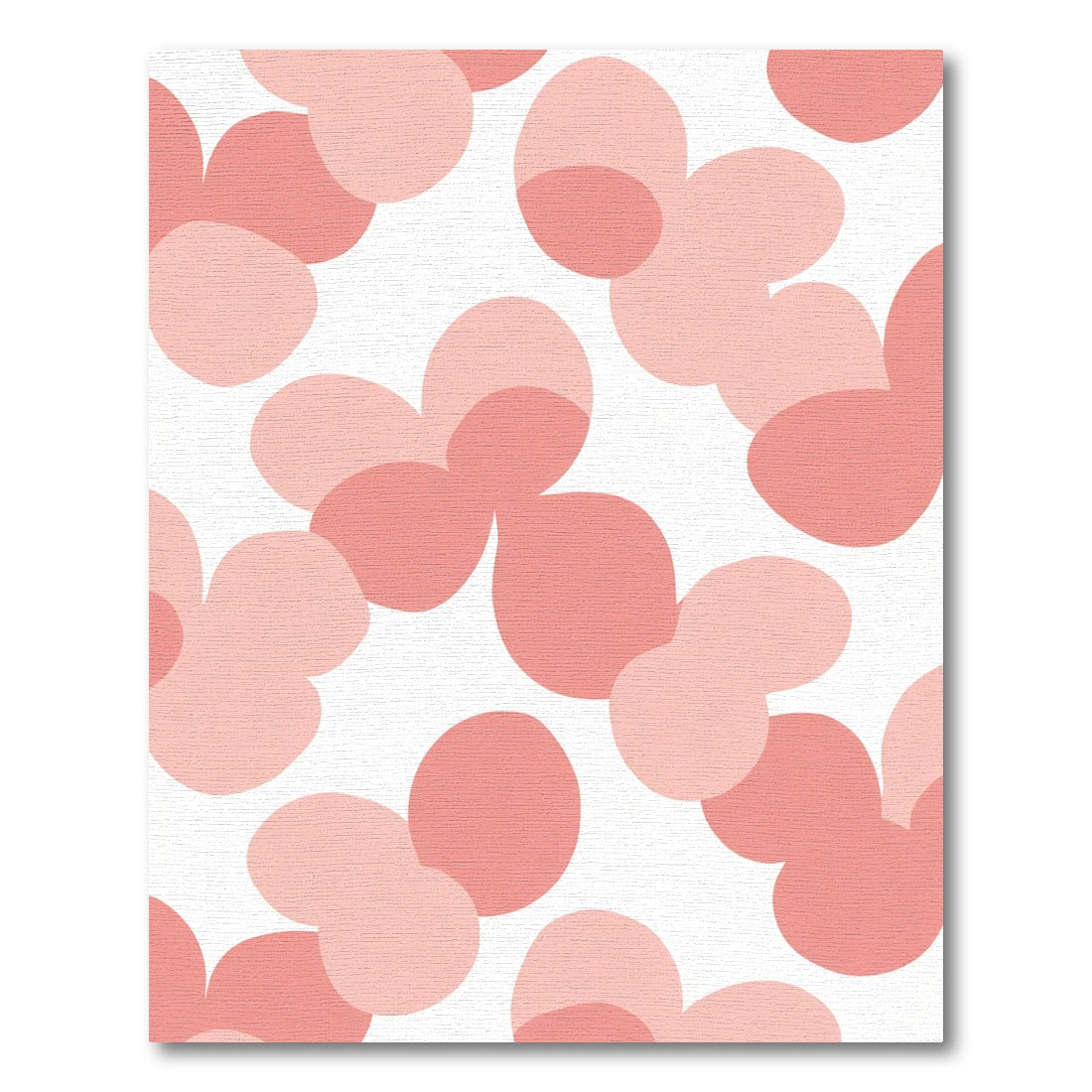 Coralline Pink Organic Cloud Clusters Rug