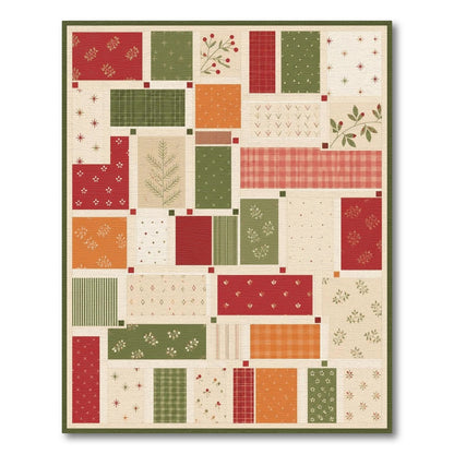 Patchwork Berry Plaid Area Rug