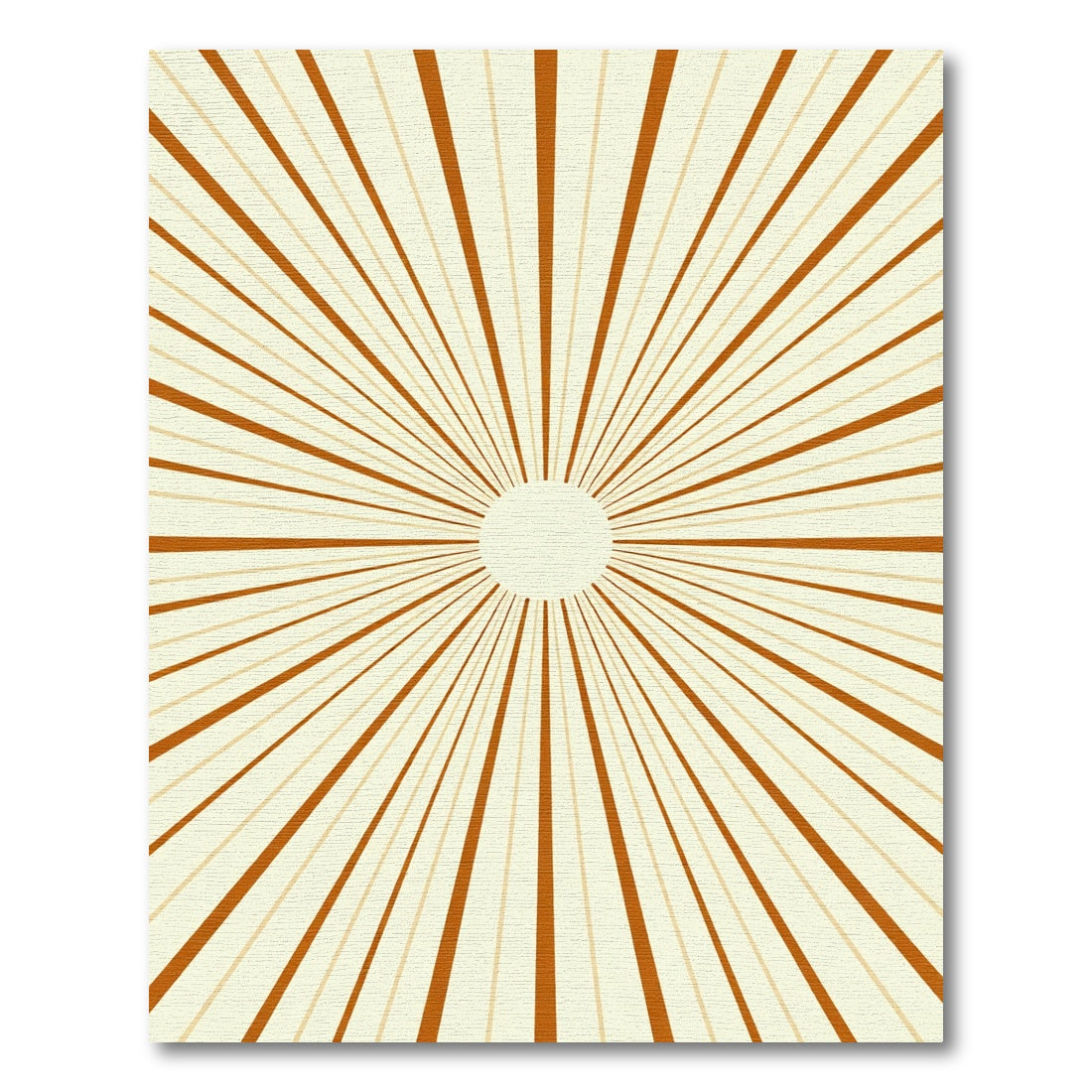 Radiant Sunburst Stripe Rug