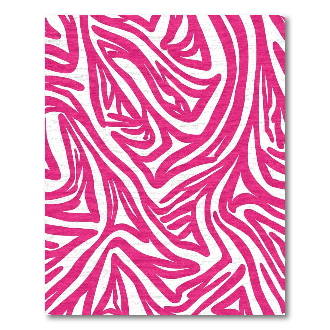 Hot Pink Abstract Stripe Rug