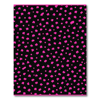 Hot Pink Scattered Spots Rug