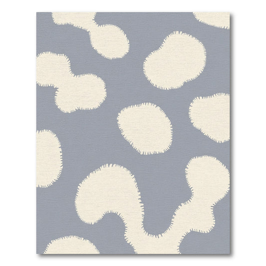Soft Ivory Cloud Shapes Rug