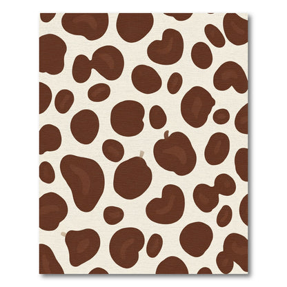 Brown Spots Cream Backdrop Rug