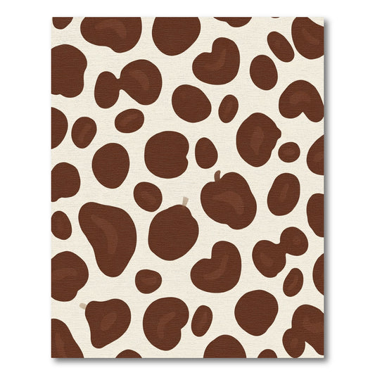 Brown Spots Cream Backdrop Rug