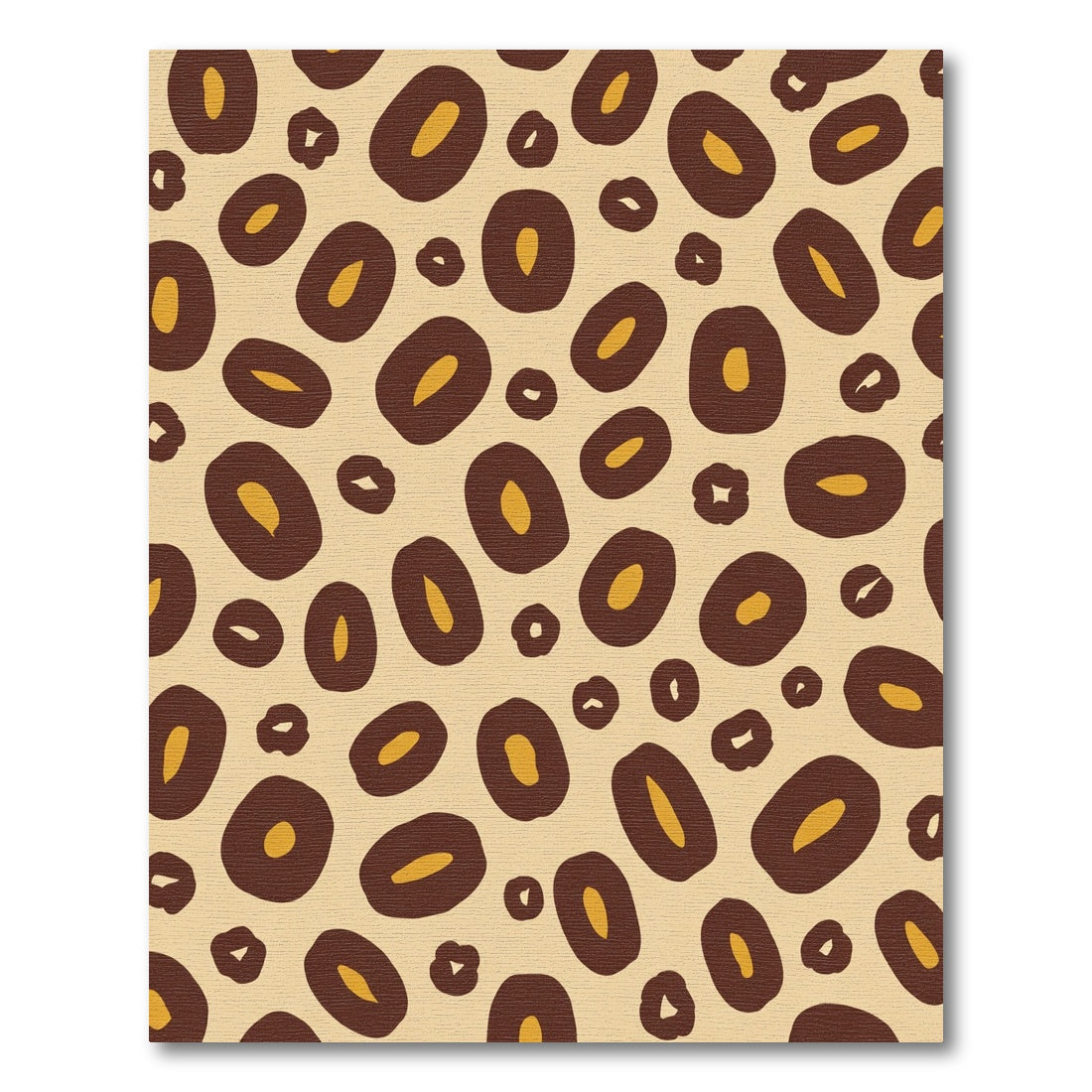 Chic Brown Tawny Spots Rug